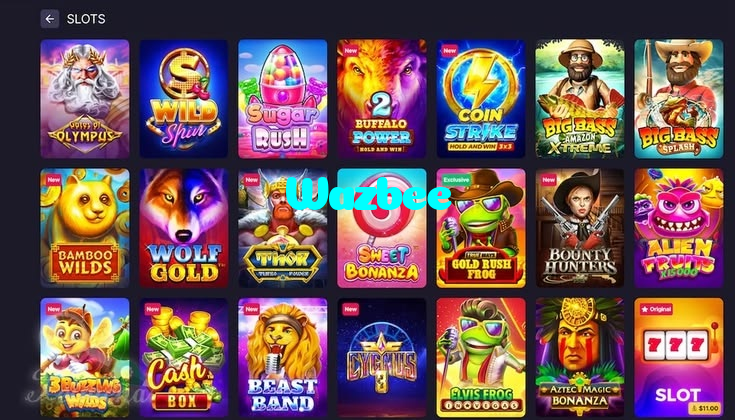 available types of Wazbee bet including pre-match live express and system bets